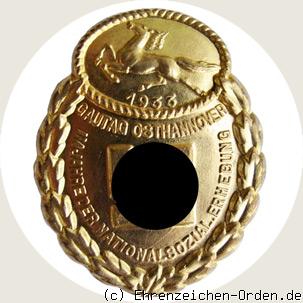 Gau-Traditonsabzeichen Osthannover in Gold