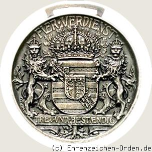 Herzog Carl Eduard Medaille Rückseite