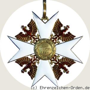 Roter Adler Orden – Großkreuz Rückseite