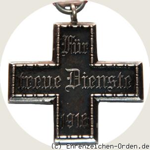 Kreuz für treue Dienste 1916 Rückseite
