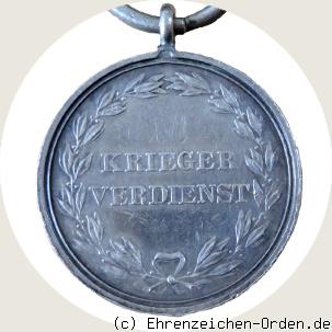 Allgemeines Ehrenzeichen für Militärverdienst 1841 Rückseite