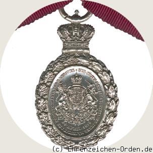 Erinnerungsmedaille an die Feier des 81. Geburtstages der Königin Marie von Hannover Rückseite