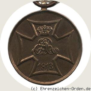 Kriegsdenkmünze für die Freiwilligen von 1813
