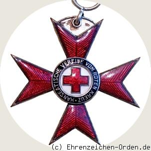 Ehrenkreuz 3.Klasse Hanseatische Vereine vom Roten Kreuz
