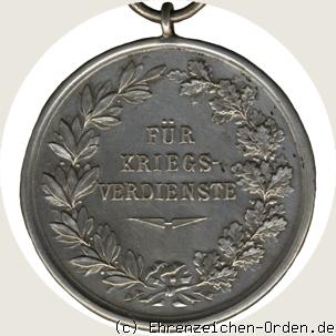 Allgemeines Ehrenzeichen für Kriegs-Verdienste 1894 Rückseite