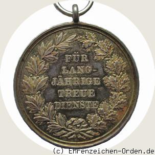 Allgemeines Ehrenzeichen Für langjährige treue Dienste 1889 Rückseite