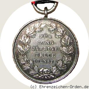 Allgemeines Ehrenzeichen für langjährige treue Dienste 1894 Rückseite