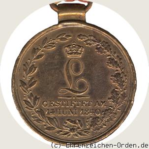 Felddienstzeichen (Kriegsdenkmünze) 1840