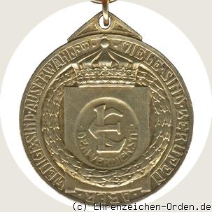 Goldene Verdienstmedaille für Kunst und Wissenschaft 1904 Rückseite