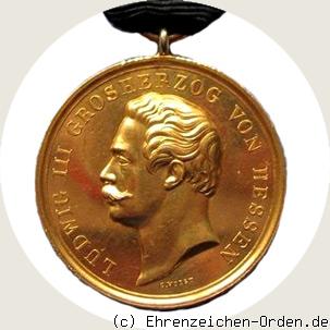 Goldene Verdienstmedaille des Ludewigsordens 1850 – Für Verdienste