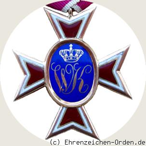 Wilhelms-Orden Ritterkreuz Rückseite