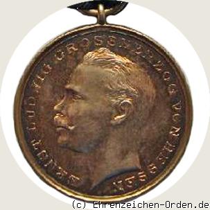 Goldene Verdienstmedaille des Ludewigsordens 1894 – Für treue Dienste