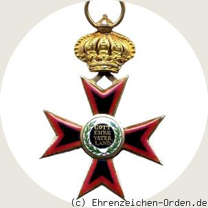 Großherzoglich Hessischer Ludewigsorden – Ritterkreuz 2.Klasse Rückseite