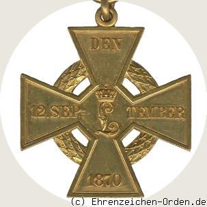 Militär-Verdienstkreuz 1870/71 Rückseite