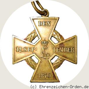 Militär-Verdienstkreuz 1870/71 Rückseite