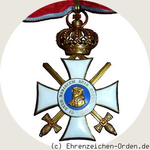 Orden Philipps des Großmütigen – Komturkreuz mit Krone und Schwertern