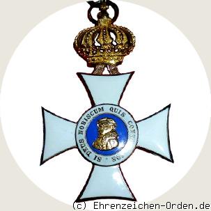 Orden Philipps des Großmütigen – Komturkreuz mit Krone
