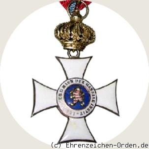 Orden Philipps des Großmütigen – Ritterkreuz 2.Klasse mit Krone Rückseite