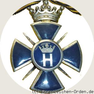 Orden Stern von Brabant  Großkomtur 2. Klasse mit Krone Rückseite