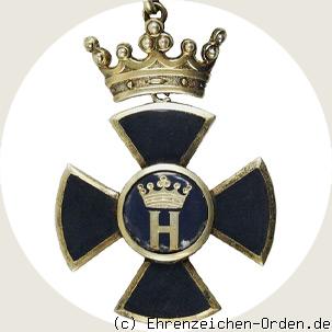 Orden Stern von Brabant  Ritterkreuz 2. Klasse mit Krone Rückseite