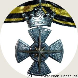 Orden Stern von Brabant Silbernes Kreuz 1. Klasse mit Krone