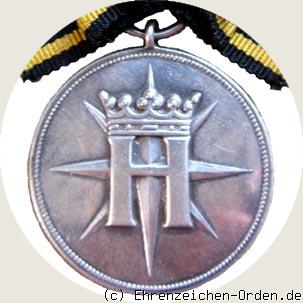 Orden Stern von Brabant Damenorden Silberne Medaille 1917