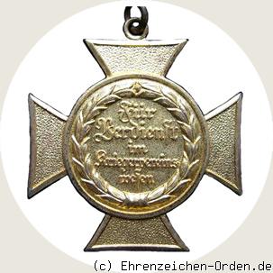Verdienstkreuz Kriegerkameradschaft Hassia Rückseite