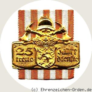 Feuerwehr-Ehrenzeichen für 25 Jahre Volksstaat Hessen 1923
