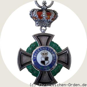 Fürstlicher Hausorden von Hohenzollern Ehrenkreuz 3. Klasse mit Krone