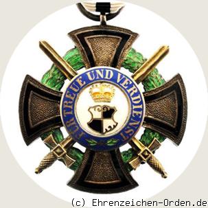 Fürstlicher Hausorden von Hohenzollern Ehrenkreuz 3. Klasse mit Schwertern