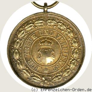 Fürstlicher Hausorden von Hohenzollern Goldene Ehrenmedaille 3. Modell 2. Ausgabe