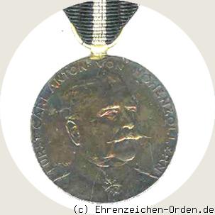 Silberne Erinnerungsmedaille an Fürst Carl Anton