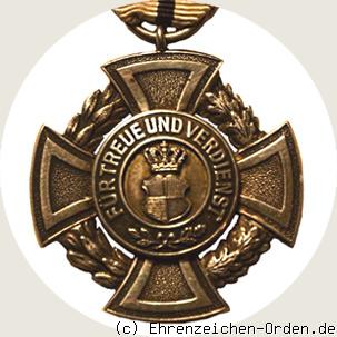Fürstlicher Hausorden von Hohenzollern – Silbernes Verdienstkreuz 1910