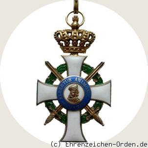 Albrechtsorden Grosskreuz / Komturkreuz mit Schwertern 2. Form