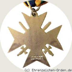 Erinnerungskreuz  Für Deutschlands Ehre im Osten (Ostfrontkreuz) Rückseite