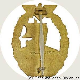 Kriegsabzeichen für Hilfskreuzer Rückseite