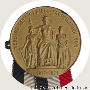 Verband der Kriegsfreiwilligen 1870/71 Mitgliedsabzeichen