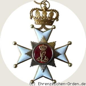 Fürstlich Lippischer Hausorden Ehrenkreuz  1.Klasse/Großkreuz Rückseite