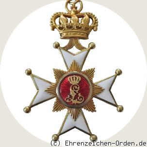 Fürstlich Lippischer Hausorden Ehrenkreuz  1.Klasse/Großkreuz Rückseite