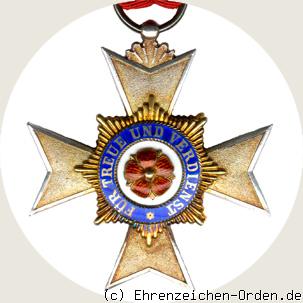Fürstlich Lippischer Hausorden Ehrenkreuz 4.Klasse, 2.Modell, 1. Abteilung