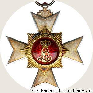 Fürstlich Lippischer Hausorden Ehrenkreuz 4.Klasse, 2.Modell, 1. Abteilung Rückseite