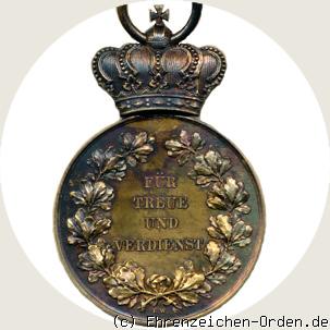 Goldene Verdienst-Medaille 1888 Rückseite