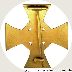 Kriegsehrenkreuz für heldenmütige Tat  1914 Rückseite