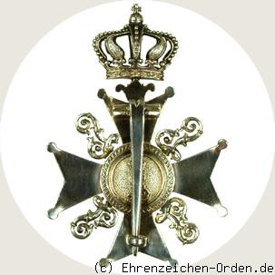Leopold-Orden mit der Krone 2. Modell Steckkreuz Rückseite