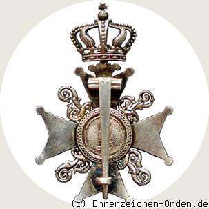 Leopold-Orden mit der Krone 3. Modell Steckkreuz Rückseite