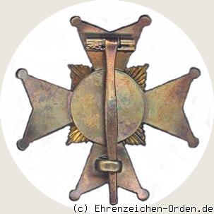 Fürstlich Lippischer Hausorden Offizierehrenkreuz Rückseite