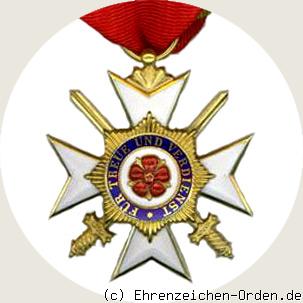 Fürstlich Lippischer Hausorden Ehrenkreuz 2.Klasse mit Schwertern 1871 (LA)