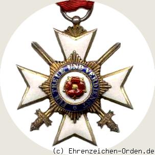 Fürstlich Lippischer Hausorden Ehrenkreuz 3.Klasse mit Schwertern 1914