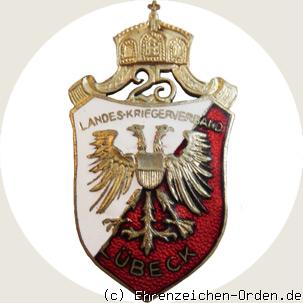 Mitgliedsabzeichen Landeskriegerverband Lübeck für 25 Jahre