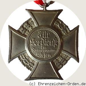 Verdienstkreuz 2. Klasse Landeskriegerverband Lübeck Rückseite